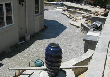 Resort amenity pool deck and shell construction in Scottsdale, Arizona